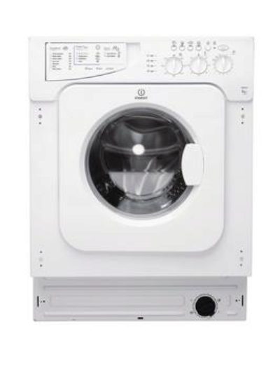 Indesit Ecotime Iwme127 1200 Spin, 7Kg Load Integrated Washing Machine Indesit Ecotime Iwme127 1200 Spin, 7Kg Load Integrated Washing Machine